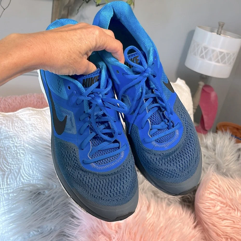 Nike Pegasus 30 Zoom Mens 11 Athletic Running Shoes Blue